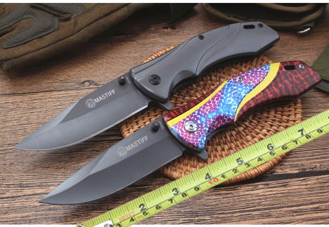 

Browning DA162 steel handle folding knife 440 steel blade 8 inch camping pocket knife quick open outdoor tools color box packaging