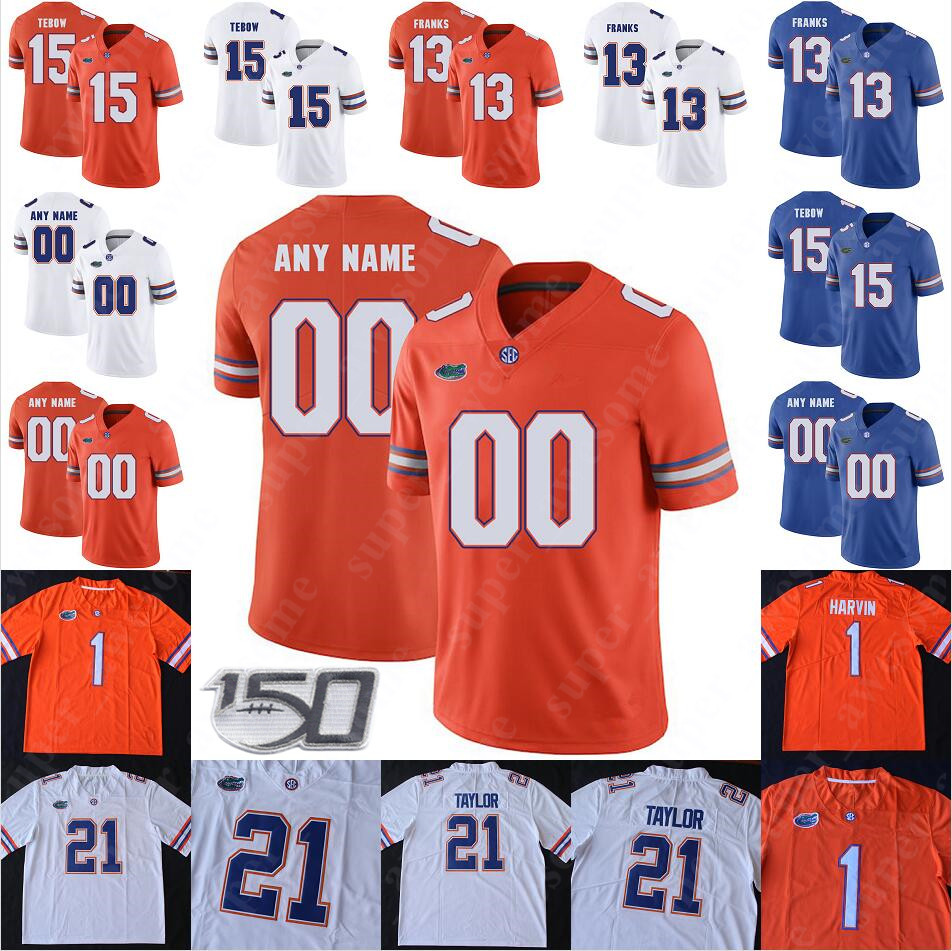 

Florida Gators Football Jersey Zachary Carter Brad Stewart Jr Kyle Pitts Josh Hammond Amari Burney Khairi Clark Marco Wilson Trey Dean III, 150th-blue new