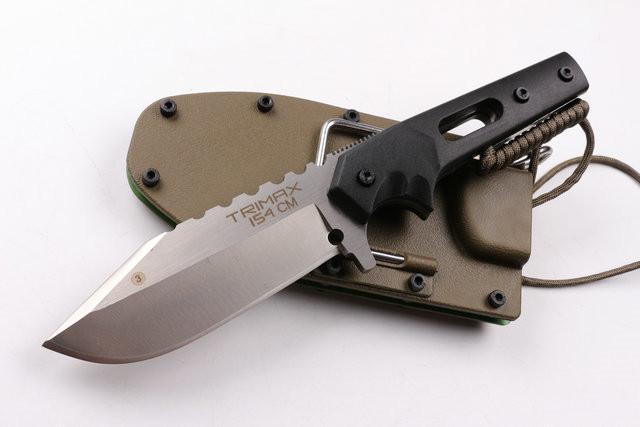 

tough guy 3# 4.85inch straight Knife fixed blade Camping Tactical knife Knives xmas PA gift knife for man a590