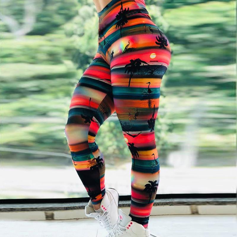 

Women' Yoga Leggings Fitness Sports Exercise Running Jogging Pants Yoga Pants Full-Length Athletic Workout Leggings, Multicolor