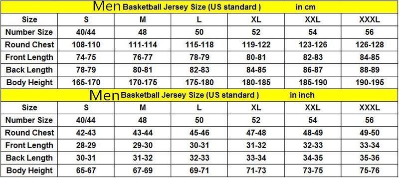 George Size Chart