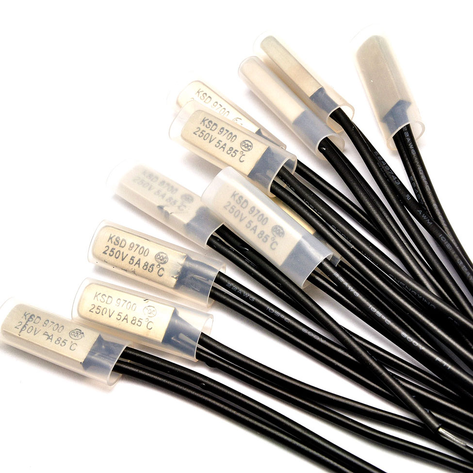 KSD9700 85 degree Temperature control switch normally closed thermal protector 5A 250V-image-471539483