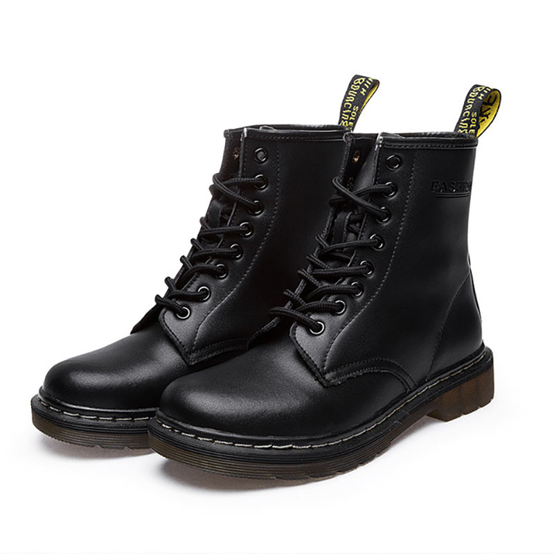 

Winter Shoes Men Boots Hiking Genuine Leather Men Shoes Round Toe Fashion Boots For Men Ankle Boots Hombre, Grey