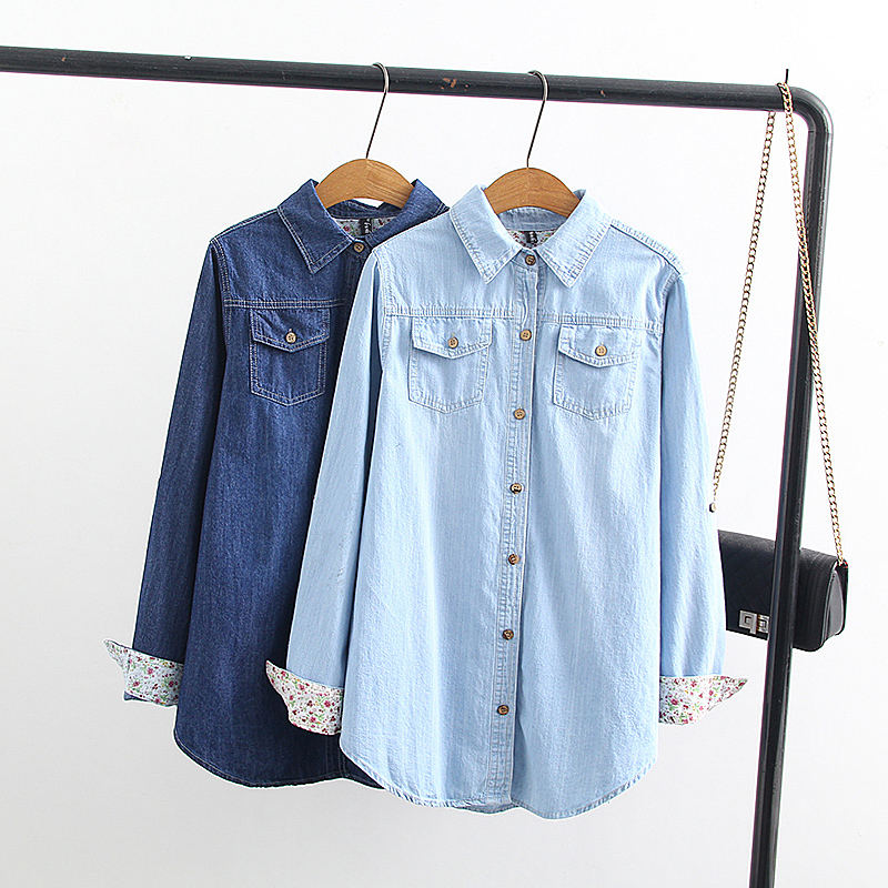 ladies denim shirts online
