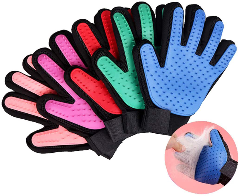 

Silicone Pet Grooming Glove For Cats Hair Brush Comb Cleaning Deshedding Pets Products for Cat Dog Removal Hairbrush For Animals