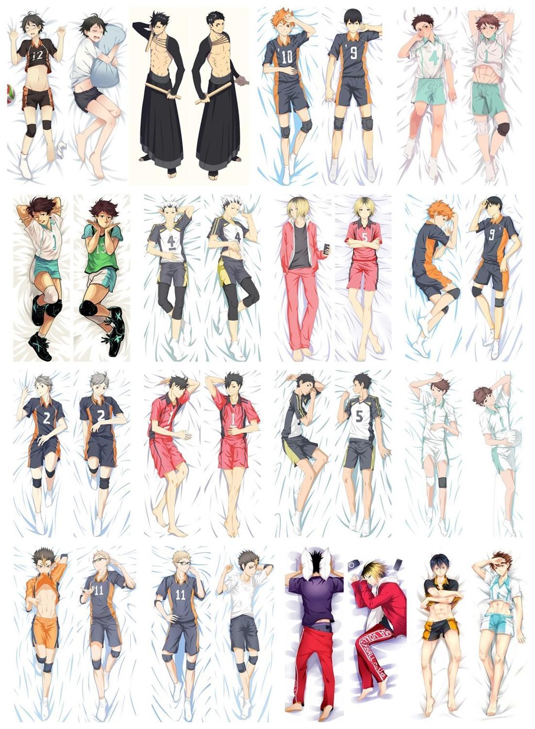 Rin /& Nanase BL Hug Body Pillow Case Cover 35x100cm Japan Anime Dakimakura Free