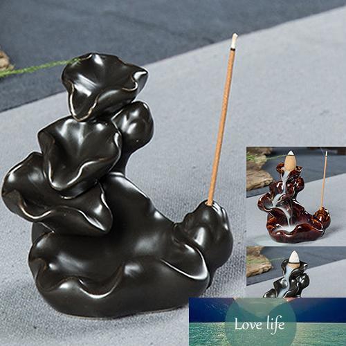 

Mini Chinese Style Incense Holder Mountain Stream Ceramic Incense Burner