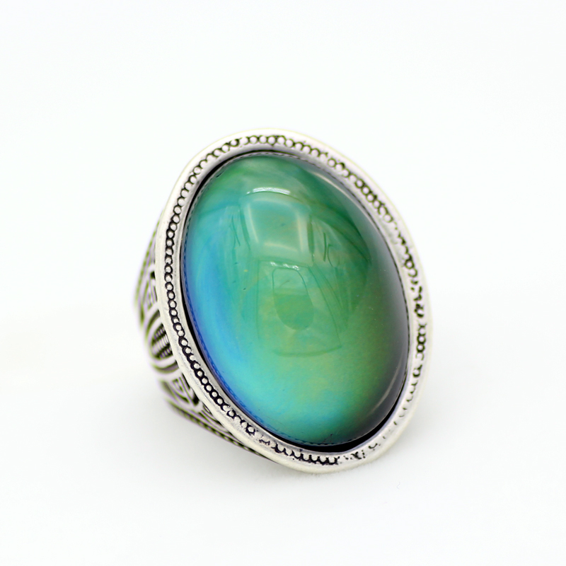 Women Gift Cool Design Magic Big Mood Stone Ring 12 Colors Change Real Silver Plated Alloy Rings MJ-RS058-image-435422165