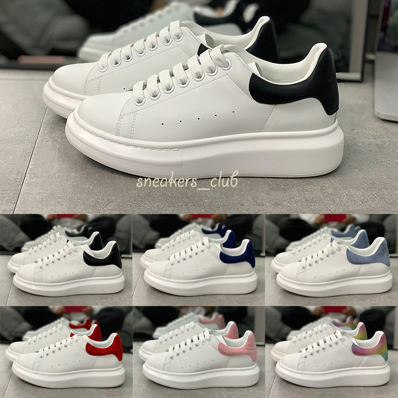 

2020 Men Women casual shoes 3M Reflective sneakers leather black White Fashion women Flat shoes Trainers Size 36-45, Shoe box