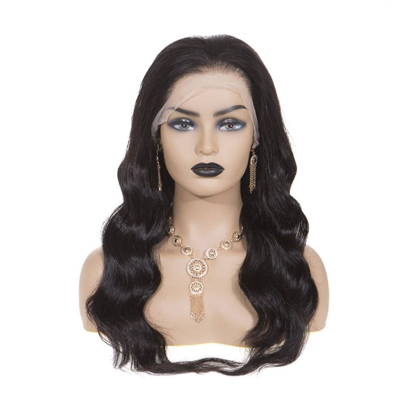 

Sevengirls Brazilian Preplucked Lace Front Human Hair Wigs Natural Color Wet And Wavy Virgin Hair Wigs For Women Free Shipping