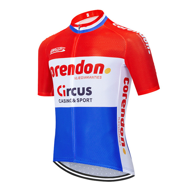 Tour De France 2020 Pro Team Corendon Cycling Jersey bicycle Clothing Summer Breathable MTB Jersey Ropa Ciclismo-image-545400540