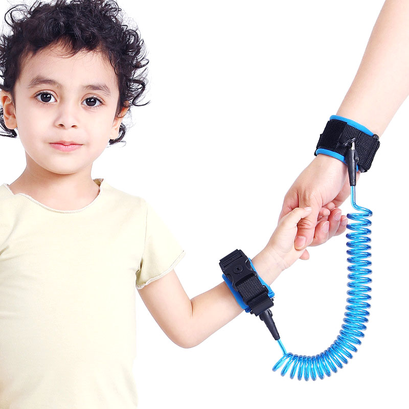 

1.5M Kids Safety Harness Adjustable Children Leash Anti-lost Wrist Link Traction Rope Baby Walker Wristband Kids Lock