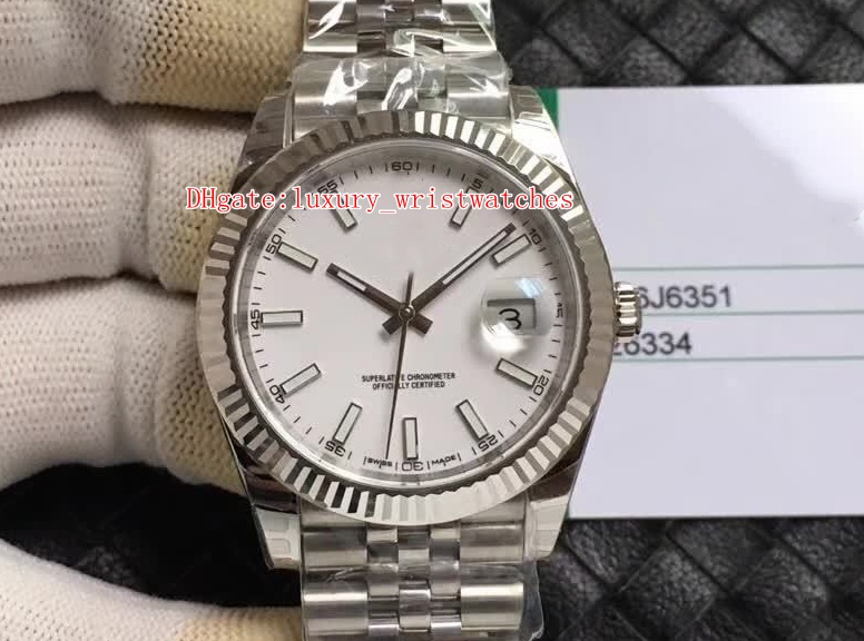 

5 style Best Wristwatches EW V3 41mm 116334 Stainless 904L Luminescent jubilee ETA 3235 Movement Mechanical Automatic Mens Watch Watches