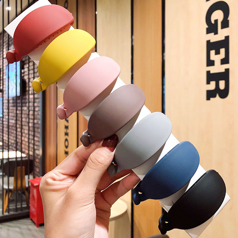 

New Cute Candy Colors Banana Shape Hair Women Girls Sweet Hair Clips Ponytail Holder Hairpins Fashion Accessories