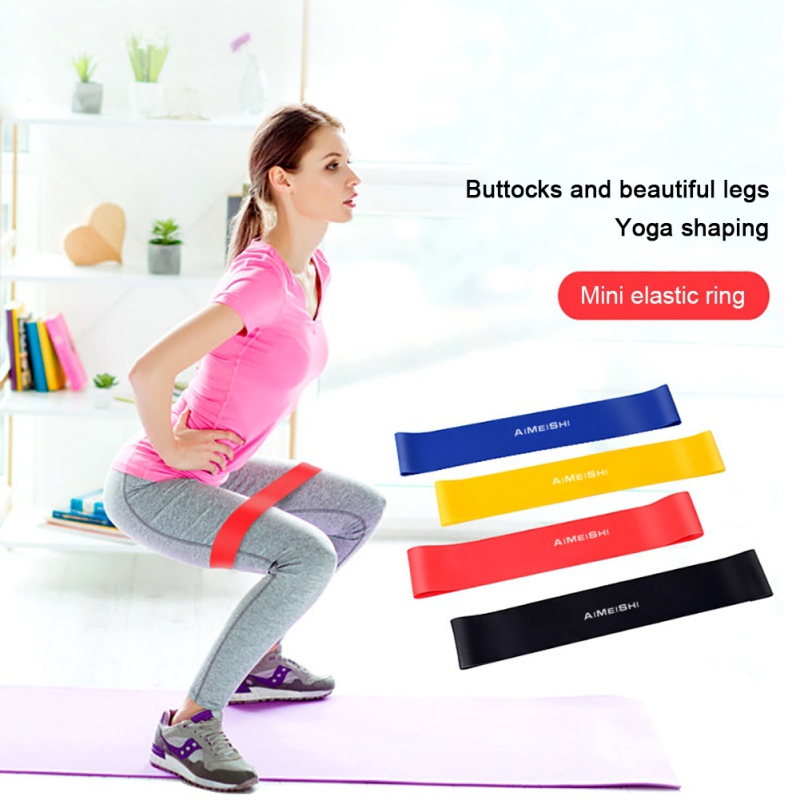 

Sports Resistance Exercise Bands Latex Resistance Loop Bands Fitness Stretching Strength Training Exercise Band, Red