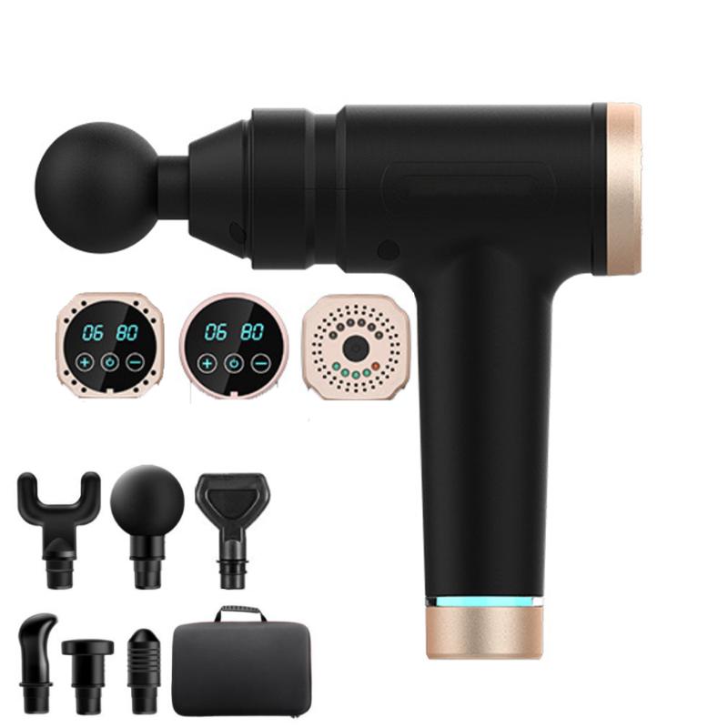 

Massage Gun Muscle Relaxation Massager Vibration Gun Vibration Massage Equipment Exercising Relaxation Slimming Shaping
