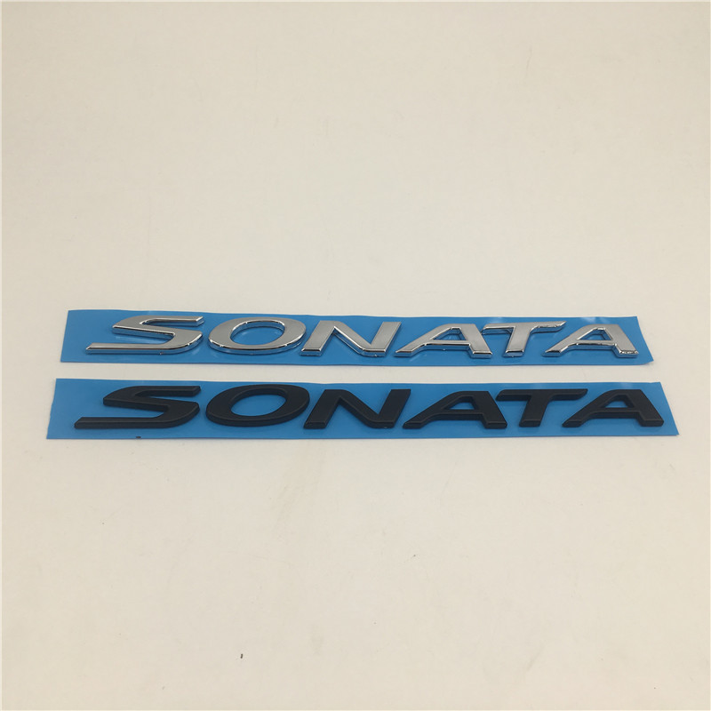 

For Hyundai Sonata Emblem Rear Trunk Tailgate Logo Nameplate Decal, Abs