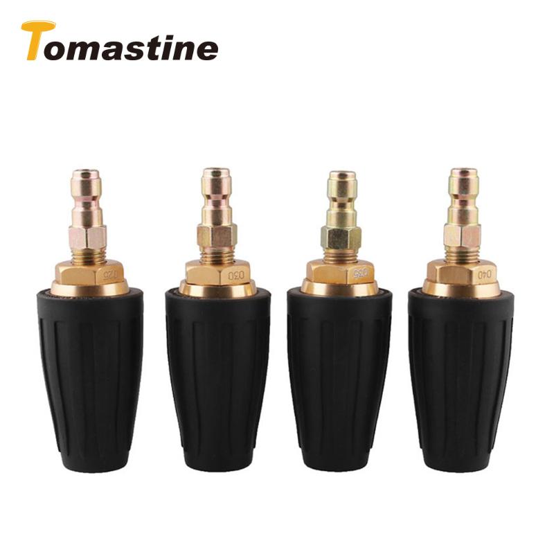 

1/4 "High Pressure Washer Rotating Turbine Head Nozzle Nozzle 2.5-4 gal /min 3000PSI