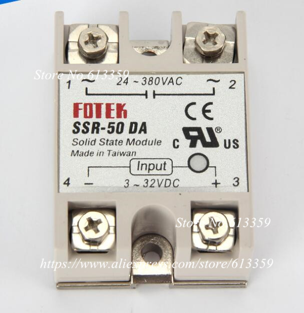 dissipateur de chaleur New Solid State Relais SSR-25AA AC-AC 25 A 80-280VAC//90-480VAC