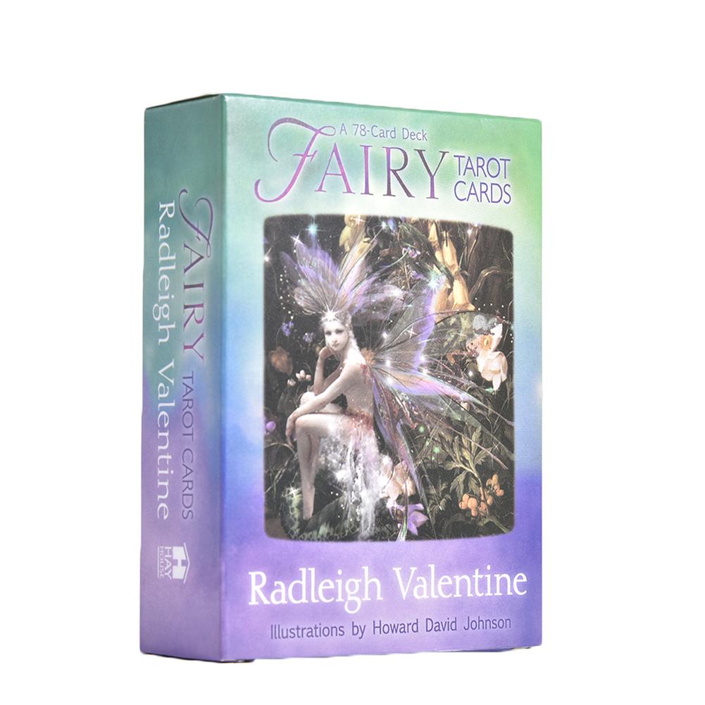 

78PCS Fairy Tarot Cards Card Deck and Guidebook Party Time Playing Card Games Oracle Board Game