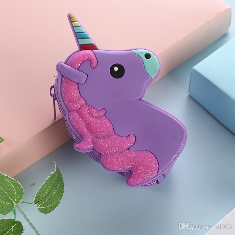 Quirky Seahorse Pattern Cute Buckle Coin Purses Buckle Buckle Change Purse Wallets