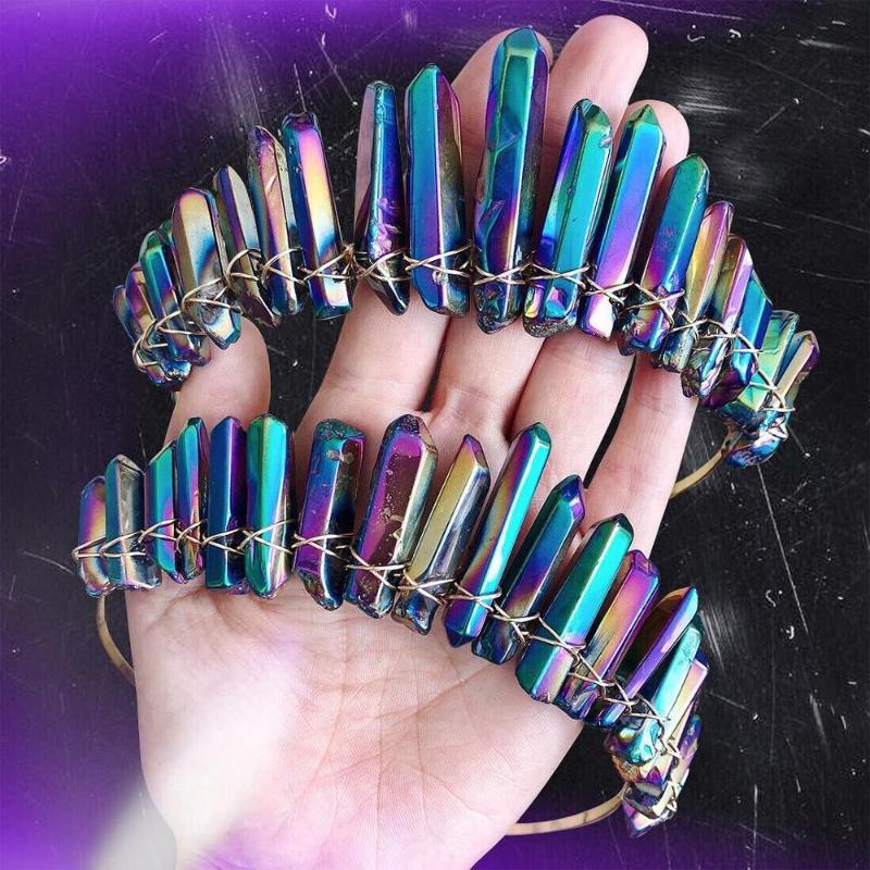 

Other Natural Crown Blue Crystal Headband Wedding Jewelry Party Decoration Bridal Hair Accessories Tiaras And Crowns Headpiece