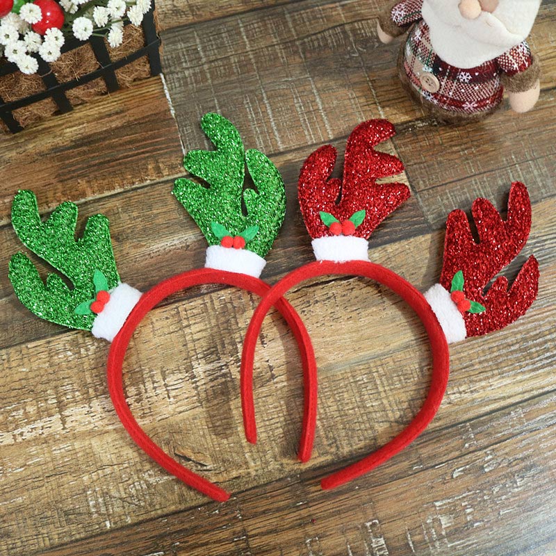 

Christmas decorations for children and adults staghorn hoop party decorative props hair hoop buckle for children gifts hair buck