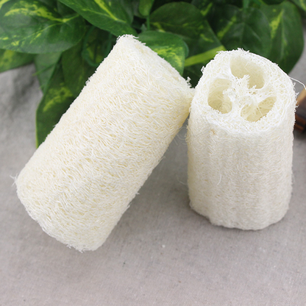 

New Household Merchandises Natural Loofah Bath Body Shower Sponge Scrubber Pad Hot sale