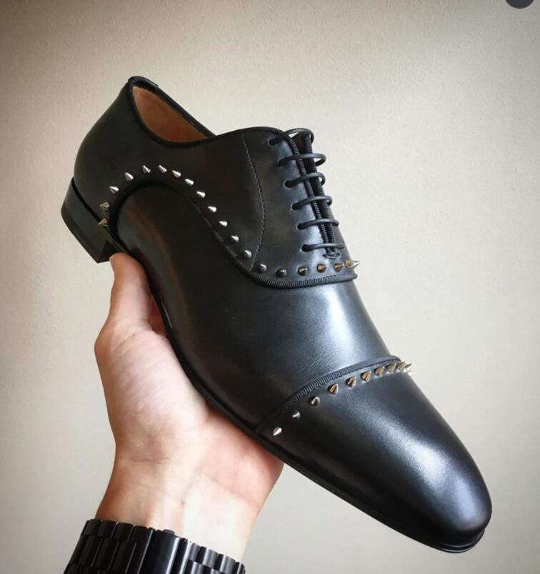 

Elegant Gentleman Dress Shoes Business,Party reds sole flats Alpha Male Flat Pony Maxi Leopard Red Bottoms Loafers Shoe Slip On Moccasin Shoe Original Box