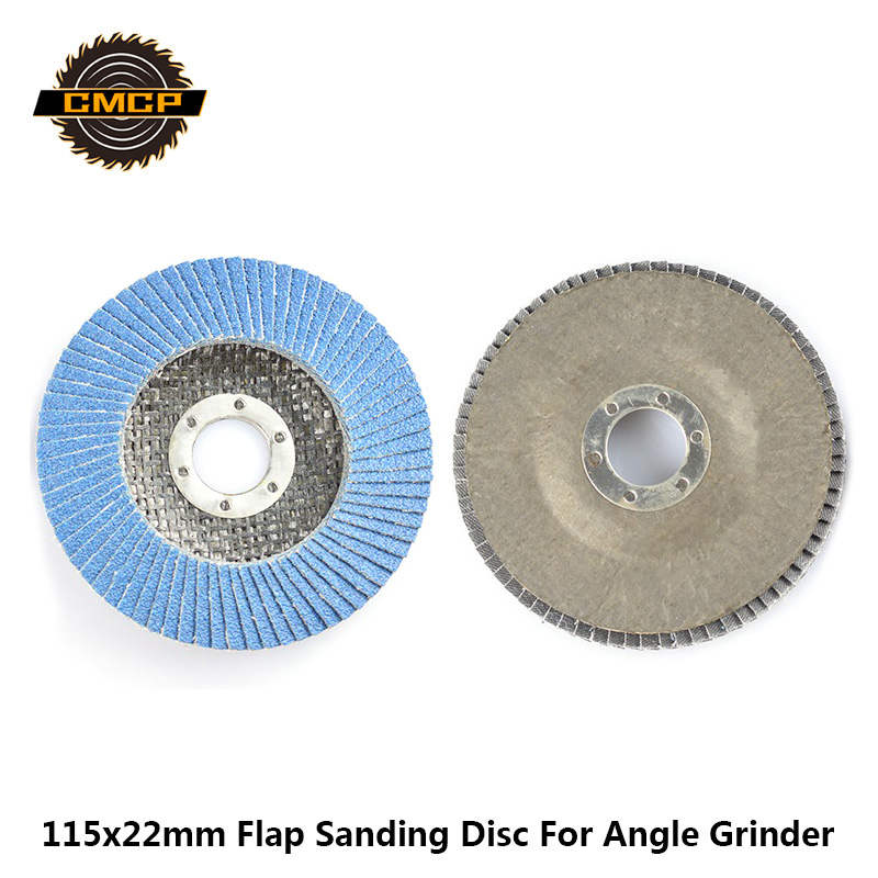 

CMCP 115x22mm Flap Sanding Disc For Angle Grinder 40/60/80/120 Grit Grinding Flap Discs Metal Wood Abrasive Tools Grinding Wheel