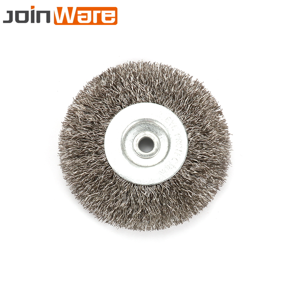 

Stainless Steel Wire Wheel Brush 3" - 10" for Bench Grinder Polishing Abrasive Tool Metal Derusting