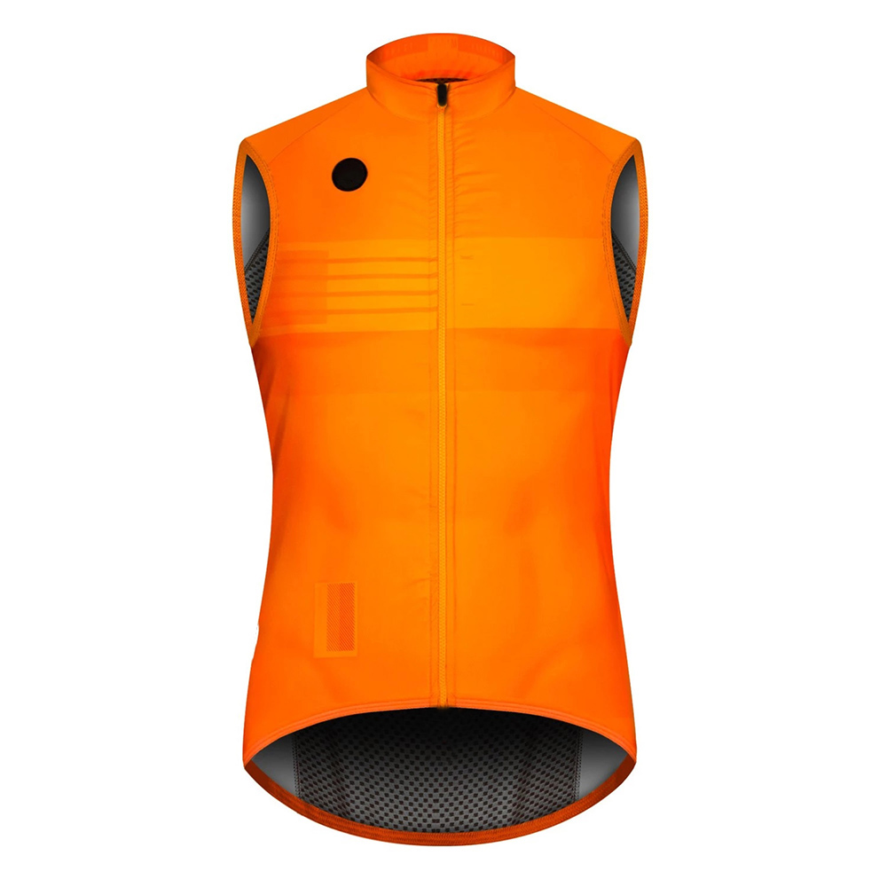 

2019 Orange autumn Top quality PRO TEAM lightweight windproof cycling GILET men or women cycling Windbreak vest wind vest, Black