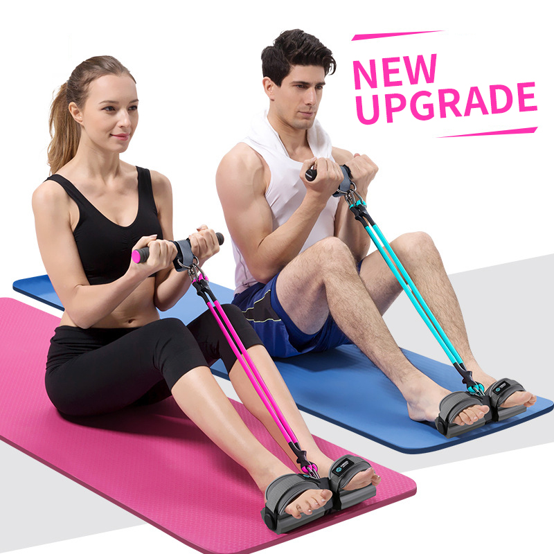

Stretcher Sit-ups Fitness Resistance Bands Household Exercise Sports Reduce Belly Waist Ankle Aid Rally Workout Rubber Belts