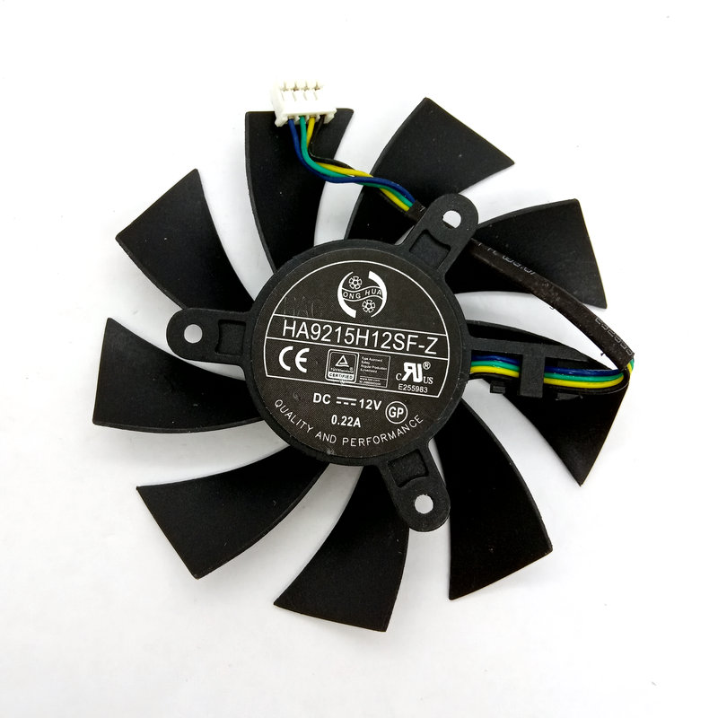 

New Original HA9515H12SF-Z DC12V 0.45A for MSI GTX950 2GD5 OC 1060 3G 6G OC R7 360 2GD5 OC Graphics Card Cooling fan