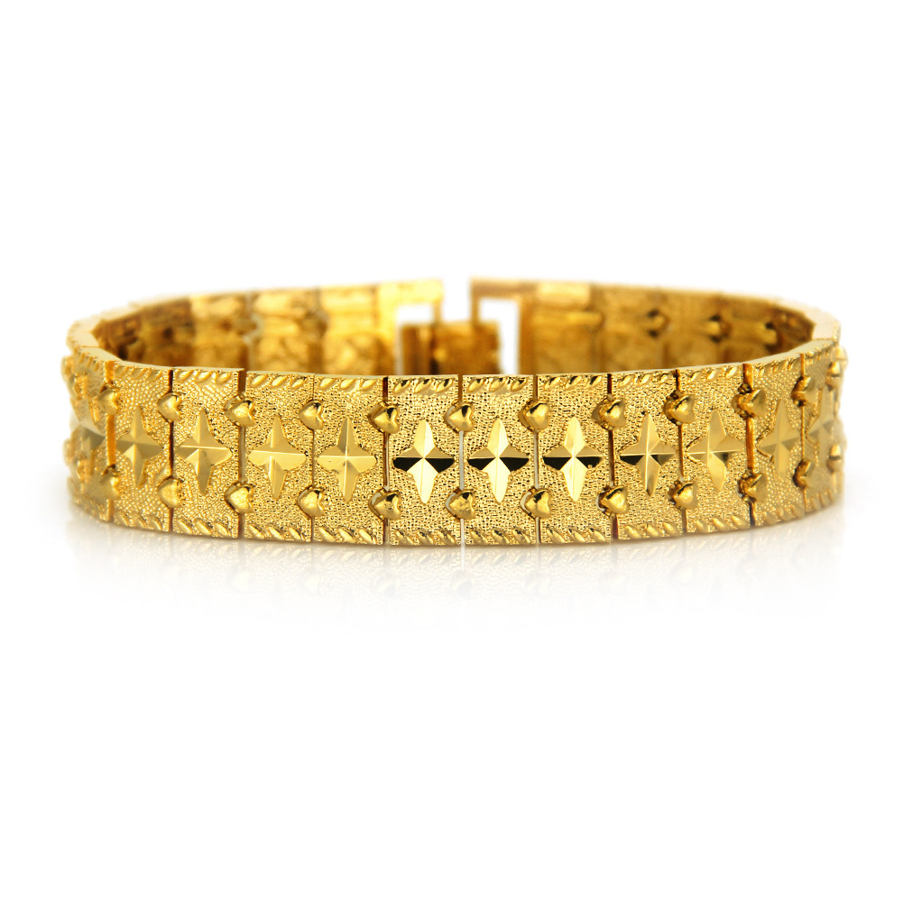 

Hand Decorate Mill Finish Diamond Twinkle Man Hip-hop Bracelet Bracelet