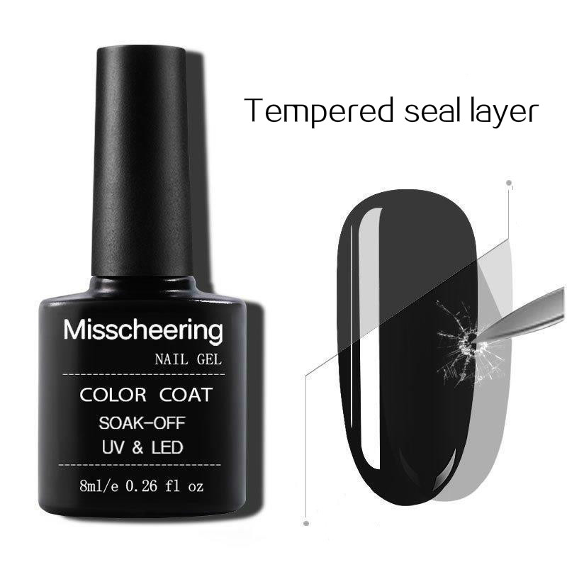 

Tempering Sealing Layer Semi Permanent Soak Off Bottom UV Gel Nail Polish Wash-free Top Coat Base Tasteless Frosted Transparent, Free sealing layer