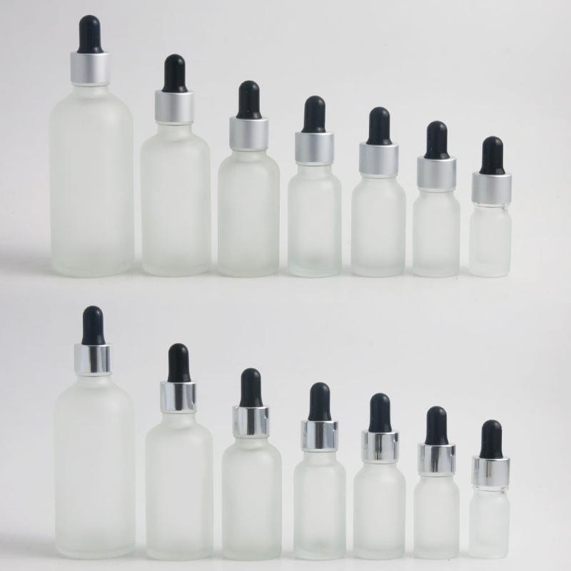 

20 x Frost glass dropper bottle for e Liquid Cosmetic Perfume Essential Oil Dropper Vials With Pipette 100ml 50ml 30ml 20ml 10ml