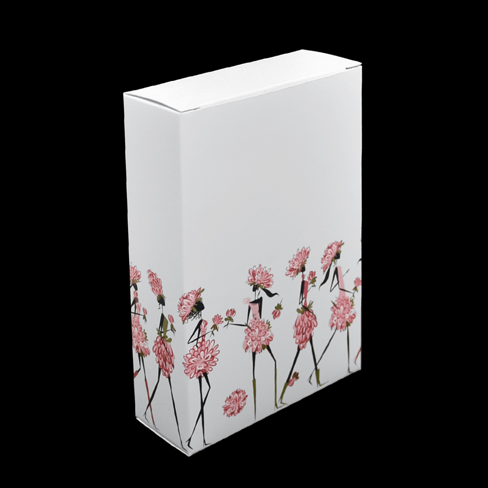

10Pcs Foldable White Kraft Paperboard Package Box for Mask Cosmetics Gifts Cards Packaging Boxes