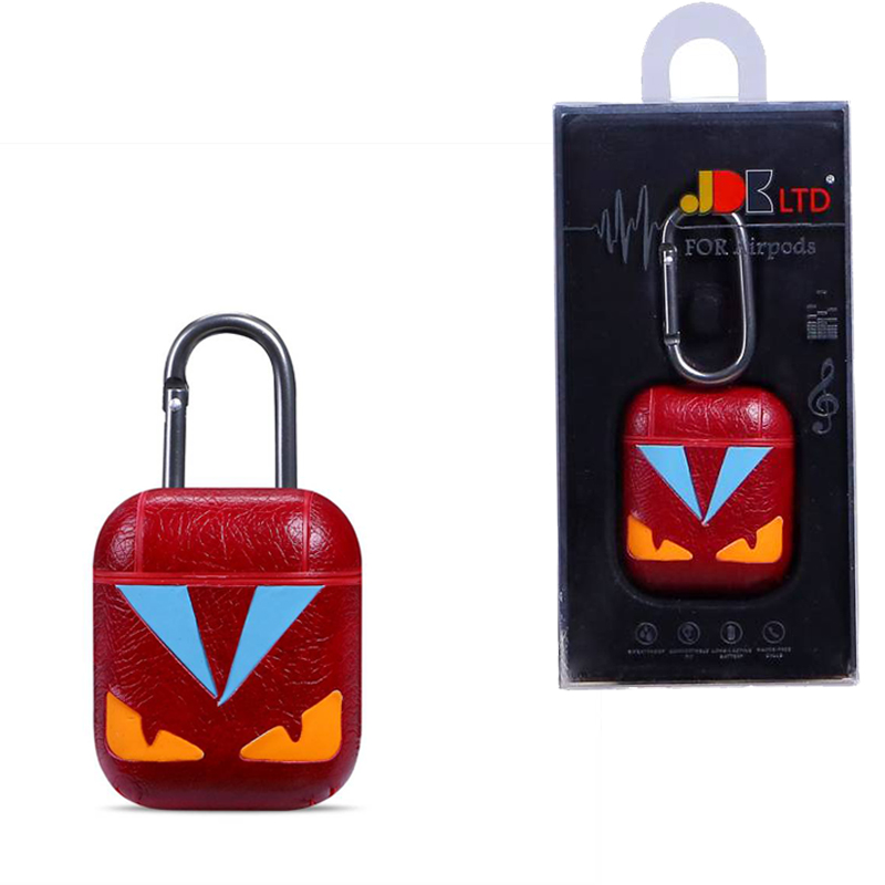 

Brand Genuine Leather airpods case for Apple Brand designer airpods case for 1 2 Wireless Bluetooth Headphone Air Pods Pouch Protective Case
