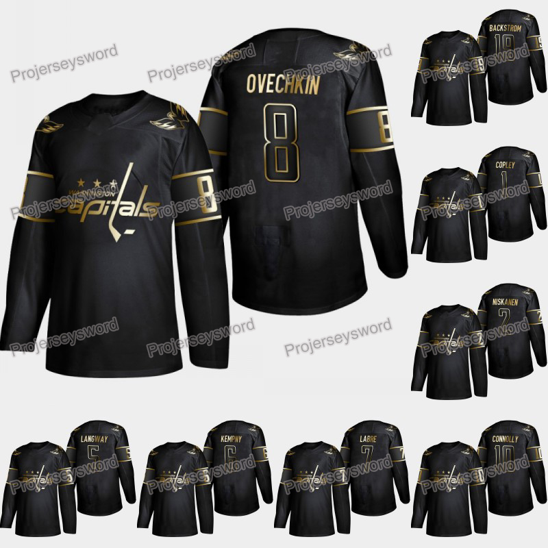 

Washington Capitals Alexander Ovechkin 2019 Golden Edition Jersey Matt Niskanen Nick Jensen Yvon Labre Dmitry Orlov Nicklas Backstrom Jersey, 11