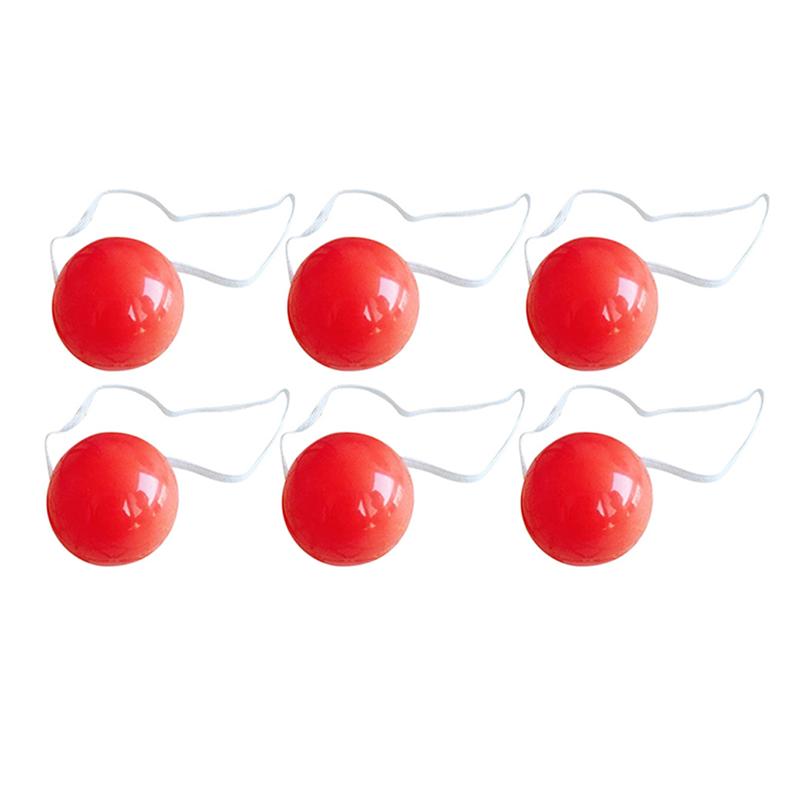 

Glowing Red Nose Clown Nose Dress-up Props Stage Props for Christmas Halloween Party Costume Balls (Red