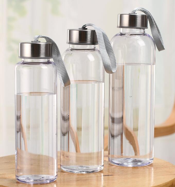 Water Cup Portable 500ML Sports Travel Water Bottle with Carry Strap BPA Free BR