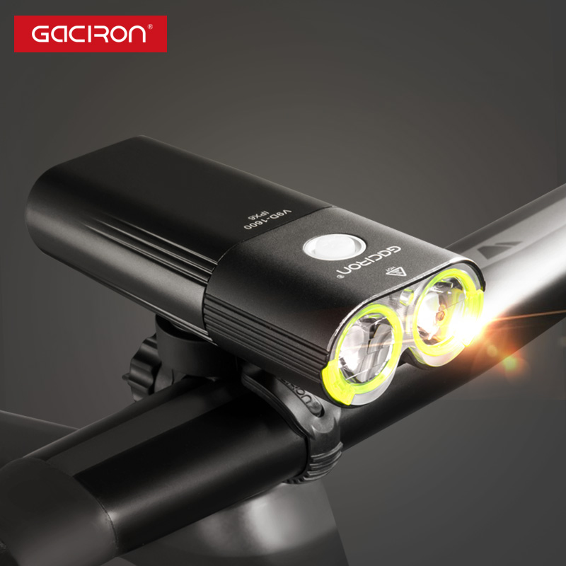 

Bike Lights GACIRON V9D-1600 Lumens Bicycle Light Waterproof USB Rechargeable