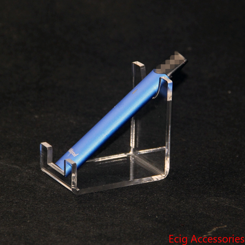 

Acrylic display clear stand shelf holder base vape rack show for ecig flat vaporizer vape pen battery pods cartridge tank kit DHL