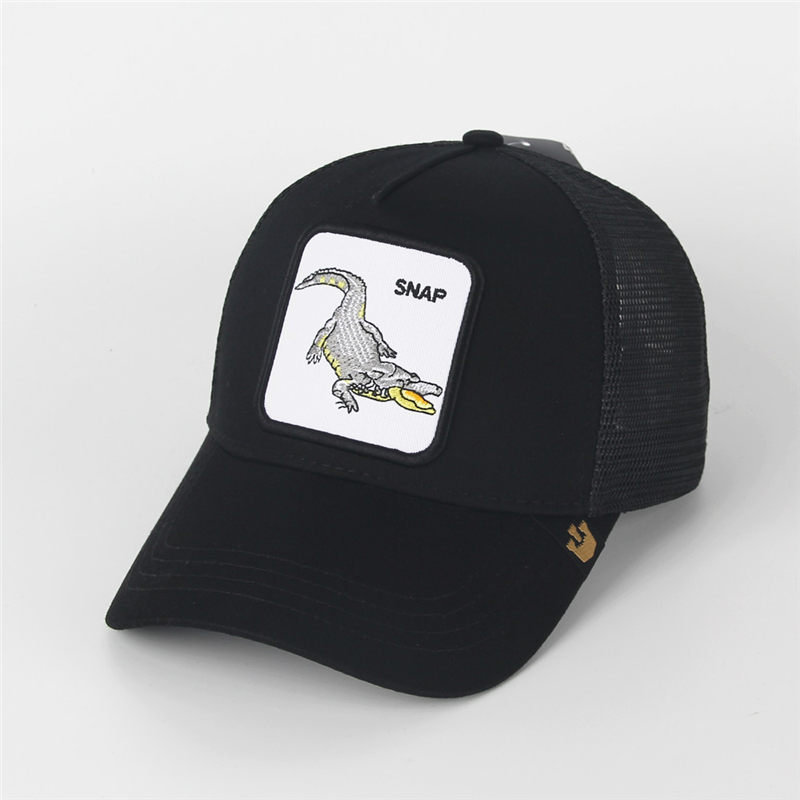 

Fashion-Summer Trucker Hat With Snapbacks and Animal Embroidery For Adultmens / Adjustable Curved Baseball Caps / Designer Sun Visor, #23