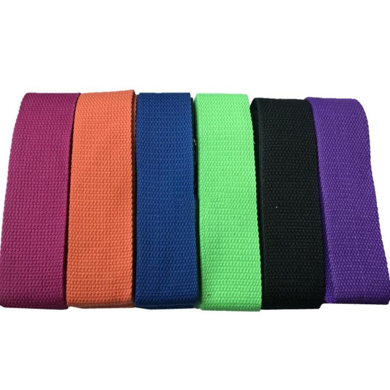 

Yoga Belt Adjustable Exercise Pull Stretch Yoga Belt with D Ring Waist Waist Reinforcement Band, Black
