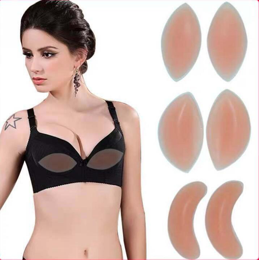 Senos De Silicona potenciadores Pushup Bra insertos Protectores Mamarios los filetes de pollo
