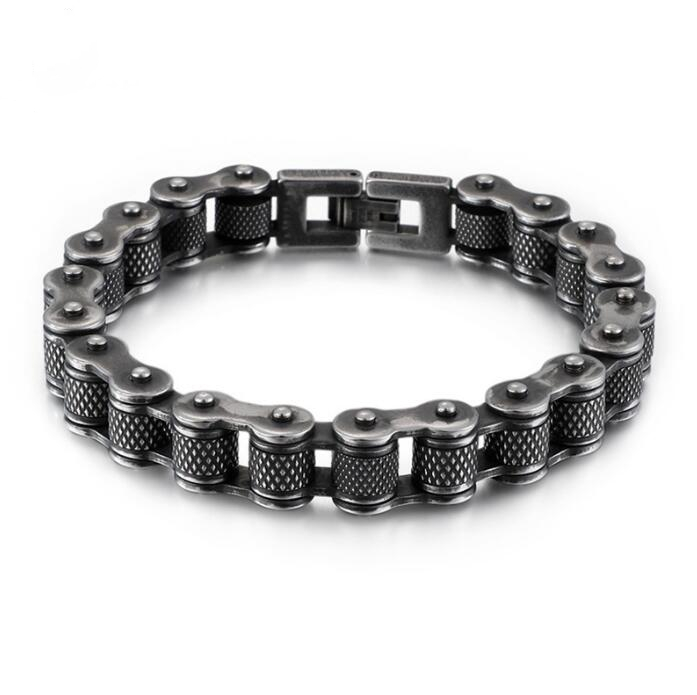 

Fashion retro cycling bracelet personalized motorcycle chain bracelet men charm stainless steel bracelet jewelry for men