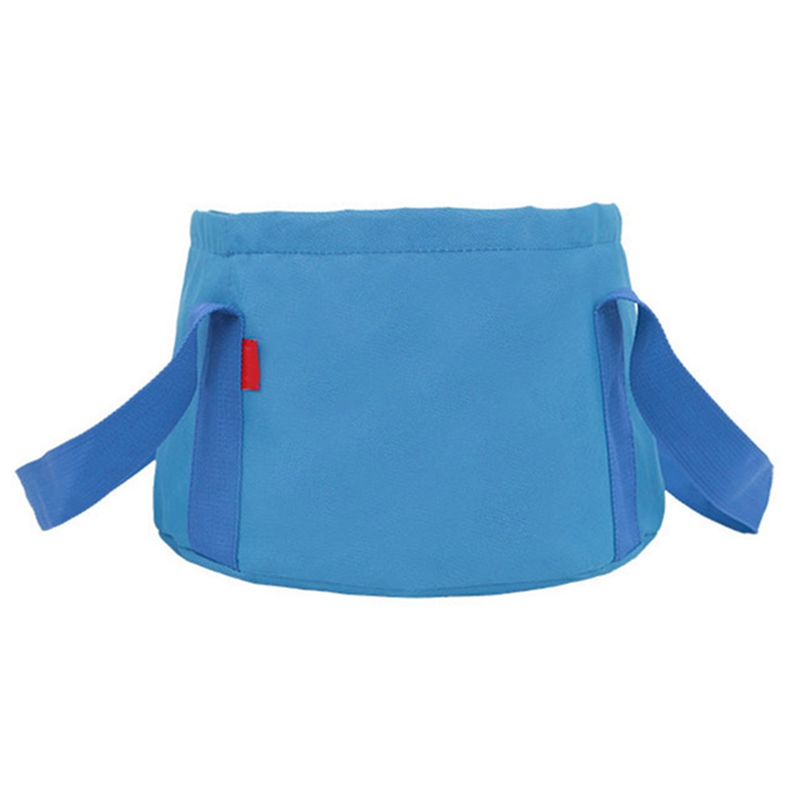 

15L Outdoor Bucket Multi Functional Storage Container Accessories with Handl Large Capacity Folding Portable Oxford Cloth Water, Pink