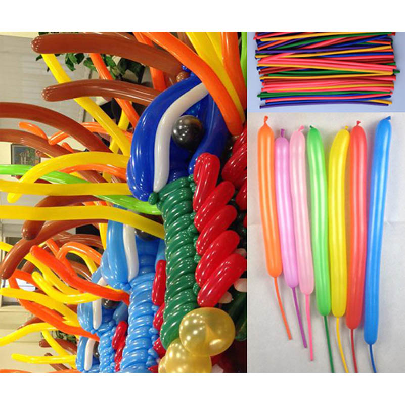 

Twisting Latex Long Balloons 30CM Magic Balloon Wedding Birthday Xmas Decorations Knitted toys clown ballons 100pcs per pack, As the options